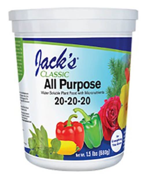 All Purpose 20-20-20 1.5 lb Jack - 12 per case - Fertilizers